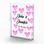 Weißes, einfaches Kleinstschreiben Fotoblock (Rechts)