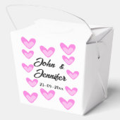 Weißes, einfaches Kleinstschreiben Geschenkschachtel (Rückseite)