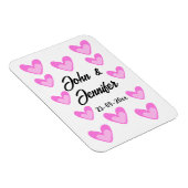 Weißes, einfaches Kleinstschreiben Magnet (Rechte Seite)