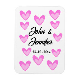 Weißes, einfaches Kleinstschreiben Magnet