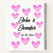 Weißes, einfaches Kleinstschreiben Notizblock (Rückseite)