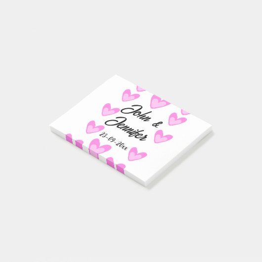 Weißes, einfaches Kleinstschreiben Post-it Klebezettel (angewinkelt)