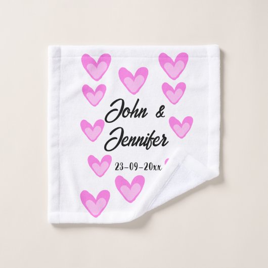 Weißes, einfaches Kleinstschreiben Waschlappen (Waschlappen)