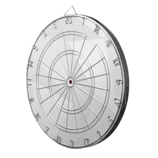 Weißes, einfaches, modernes, städtisches, cooles, dartscheibe (Vorderseite rechts)