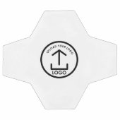 Weißes, einfaches und Berufliches Geschäftslogo Fußball (Flach)