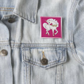 Weißes Einhorn Button (Beispiel)
