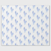 Weißes Einhorn Geschenkpapier (Flach)