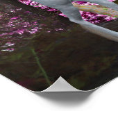 Weißes Einhorn in Forest Fantasy Horse Poster (Ecke)