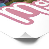 Weißes Einhorn mit Flügeln - Magic Queen Poster (Ecke)