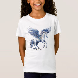 Weißes Einhorn mit Flügeln T-Shirt