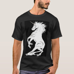 Weißes Einhorn T-Shirt