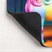 Weißes Einhornpferd-37474 Mousepad (Ecke)