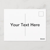 Weißes Einhornpferd-37474 Postkarte (Rückseite)