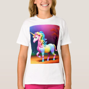 Weißes Einhornpferd-37474 T-Shirt