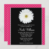 Weißes Einladung (Vorne/Hinten)