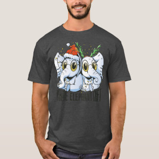 Weißes Elefantengeschenk T-Shirt