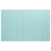 Weißes Elefantenmuster Aqua Stoff (Yard (91,4 cm))