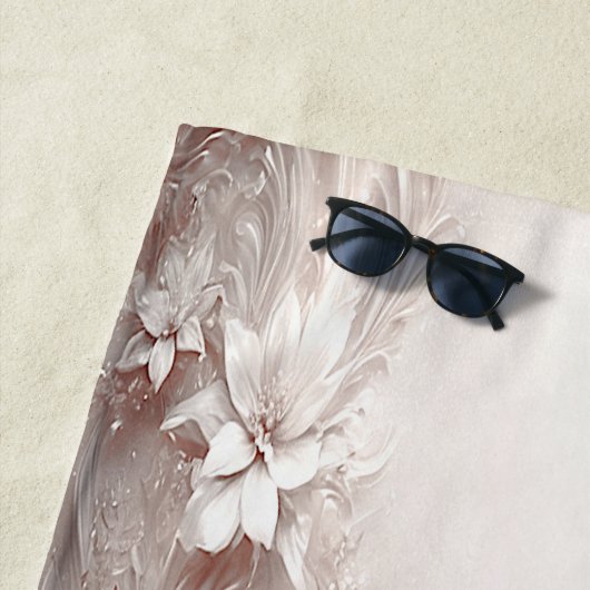 Weißes Elfenbein Badetuch (Beispiel)