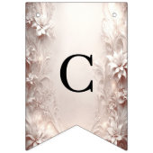 Weißes Elfenbeinbläserei Wimpelkette (Erste Fahne)