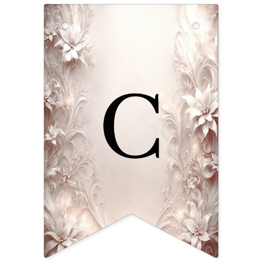 Weißes Elfenbeinbläserei Wimpelkette (Erste Fahne)