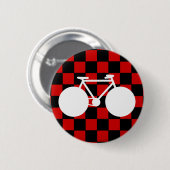 Weißes Fahrrad Button (Vorne & Hinten)