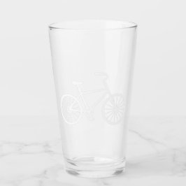 Weißes Fahrradglas Glas