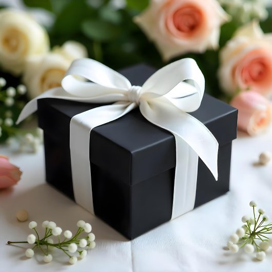 Weißes Farbsatinband Satinband