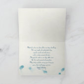 Weißes Feld zum Geburtstag Karte (Innenseite)