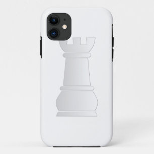 Weißes Felsenschachstück Case-Mate iPhone Hülle