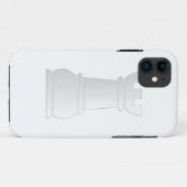 Weißes Felsenschachstück Case-Mate iPhone Hülle (Rückseite (Horizontal))