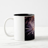 Weißes Feuer Zweifarbige Tasse (Links)
