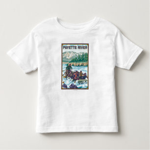 Weißes flößendes Wasser - Payette Fluss, Idaho Kleinkind T-shirt