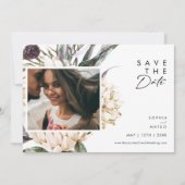 Weißes Foto Horizontal Save the Date (Vorderseite)