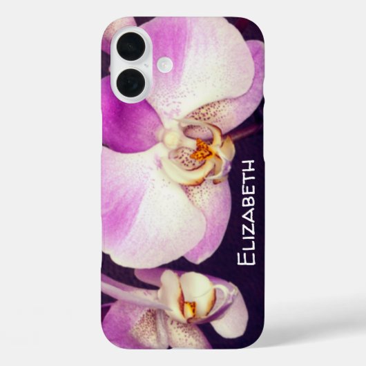 Weißes Foto mit weißer Blume Orchid Case-Mate iPhone Hülle (Rückseite)