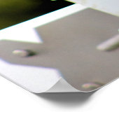 Weißes Foto Poster (Ecke)