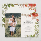 Weißes Foto Weihnachten (Vorne/Hinten)