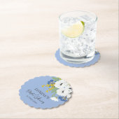 Weißes Frühlingsfloral Bouquet Brautparty Untersetzer (Vor Ort)