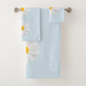 weißes Gänseblümchen Badhandtuch Set (Insitu)