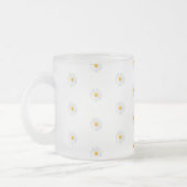 weißes Gänseblümchen Mattglastasse (Links)