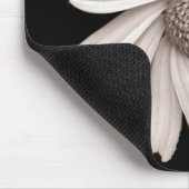 Weißes Gänseblümchen Mousepad (Ecke)