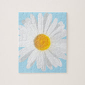 weißes Gänseblümchen Puzzle (Vertikal)