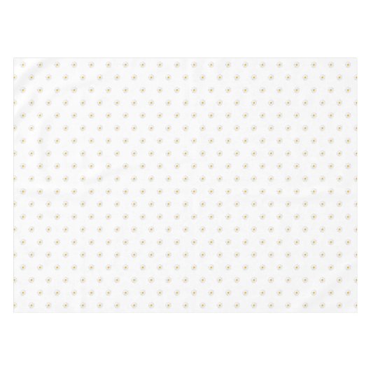 weißes Gänseblümchen Tischdecke (Vorderseite (Horizontal))