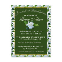 Weißes Gardenia Grünes Foliage Brautparty