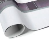 Weißes Gebäude Geschenkpapier (Rolleneckpunkt)