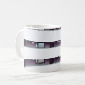 Weißes Gebäude Kaffeetasse (Vorderseite Links)