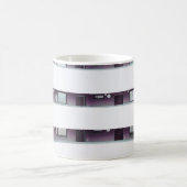 Weißes Gebäude Kaffeetasse (Mittel)