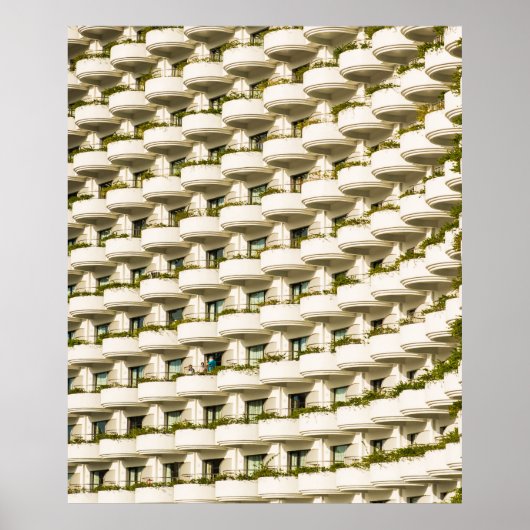 WEISSES GEBÄUDE POSTER (Vorne)