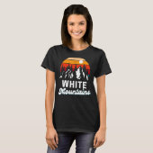 Weißes Gebirge Im Fünfspänner über den Gotthard T-Shirt (Vorne ganz)