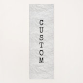 Weißes geflochtenes Papier, dicke, angepasste Yoga Yogamatte (Vorderseite)