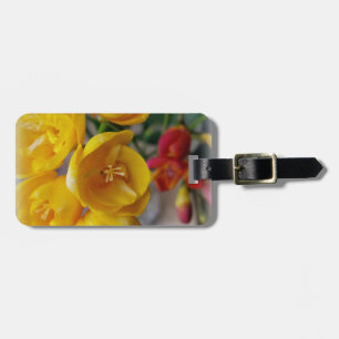 Weißes Gefrierwasser Gepäckanhänger